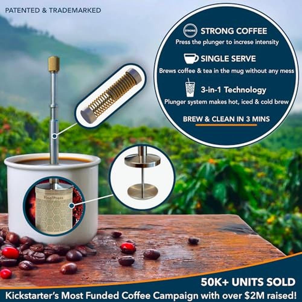 FinalPress Original Coffee & Tea Maker – Packaging