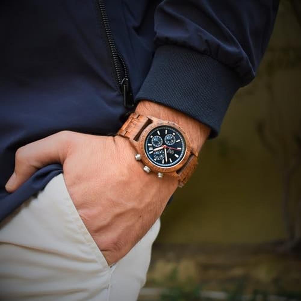 Wood Watch: Zeitholz New Bergen 42mm Chronograph Watch – Packaging