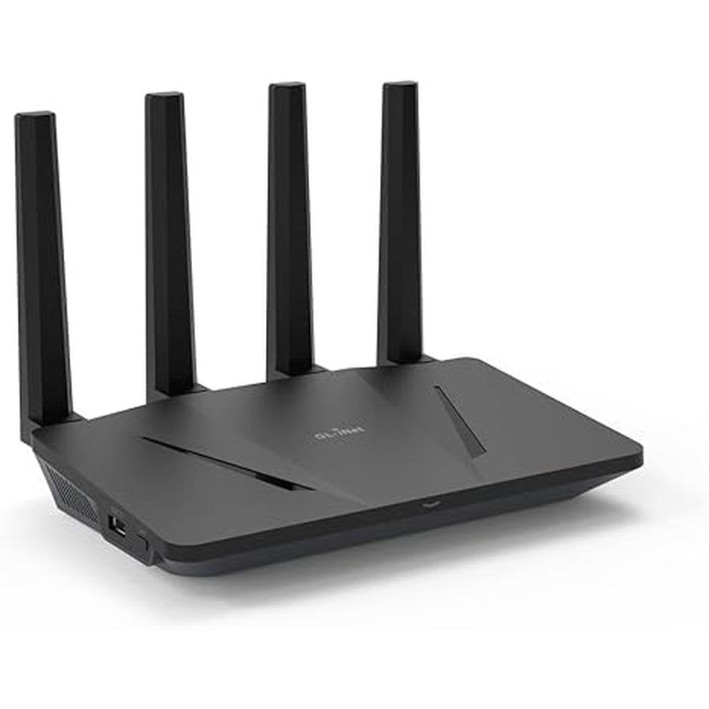 Router Inet: GL.iNet GL-AX1800 Flint WiFi 6 Router Dual – Front View