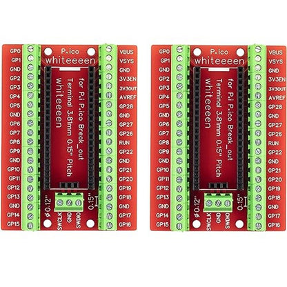 Pico Board: Raspberry Pi Pico Terminal Breakout Board – Front View