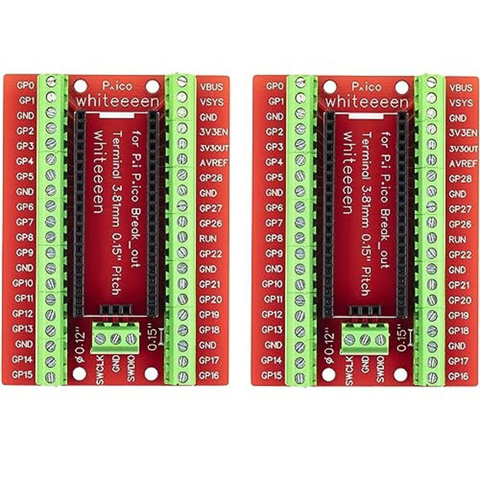 Pico Board: Raspberry Pi Pico Terminal Breakout Board – Front View