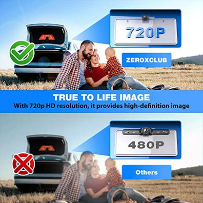Camera Car: ZEROXCLUB Car Backup Camera 6 Auto LED Lights – Side View