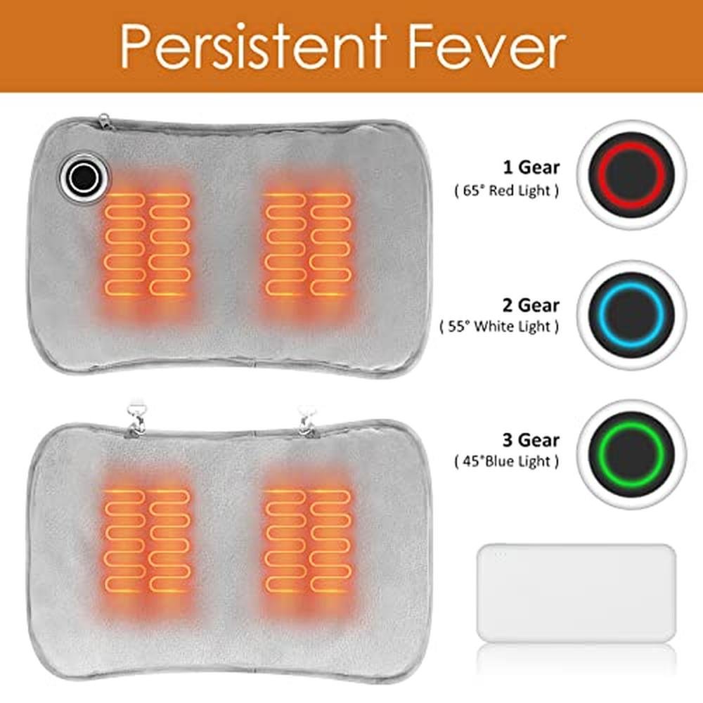 Hand Warmers: Rechargeable Portable Graphene Heated Gloves – Close-up Detail