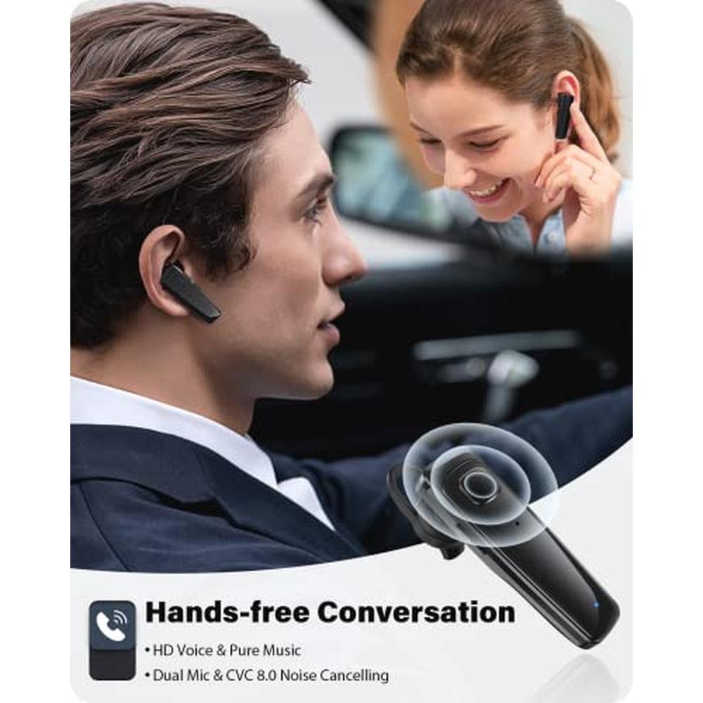 Headset ADADPU: ADADPU Bluetooth V5.0 Wireless Handsfree – Side View