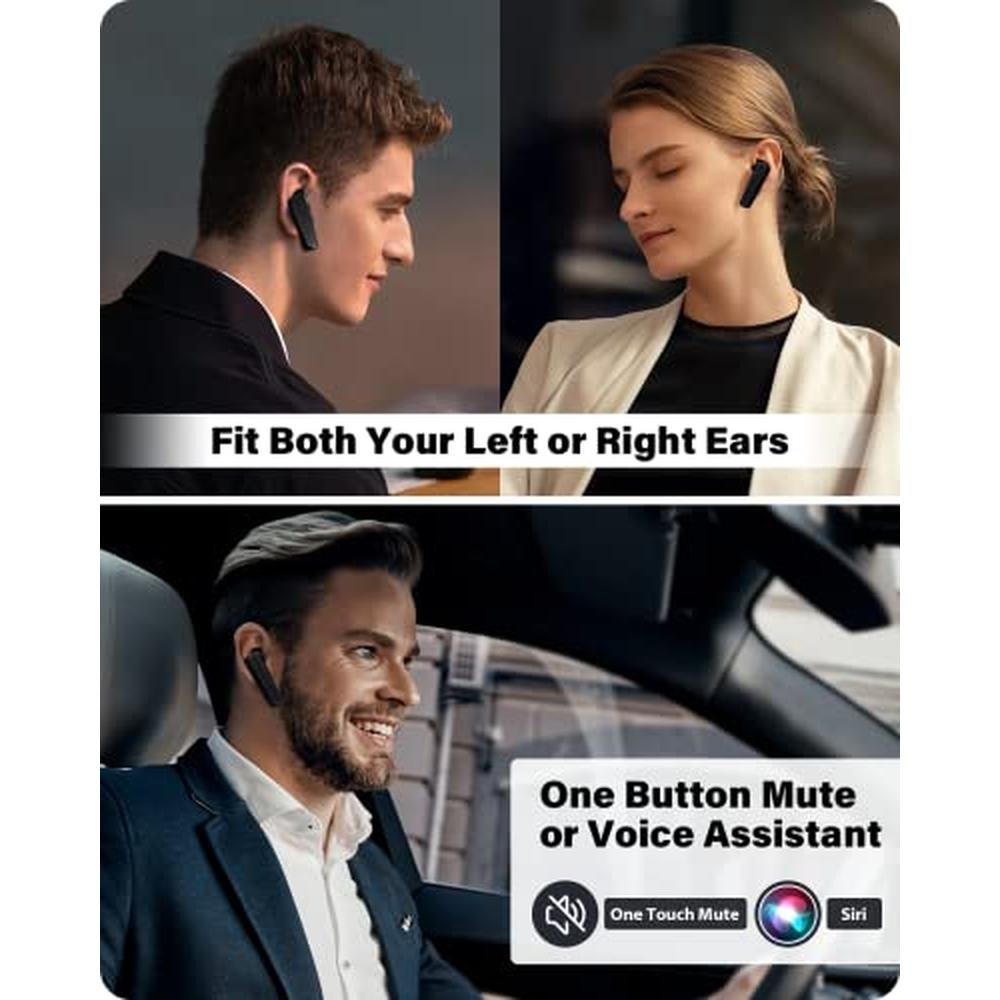 Headset ADADPU: ADADPU Bluetooth V5.0 Wireless Handsfree – Close-up Detail