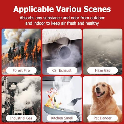 HRF Filter: Funmit 6 Pack True HEPA Filter Replacement for – Packaging
