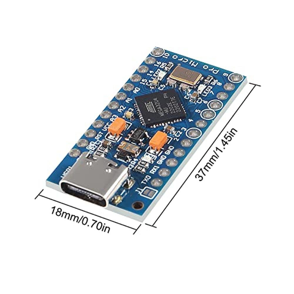 AITRIP 2PCS Pro Micro ATmega32U4 5V 16MHz Type-C – In Use