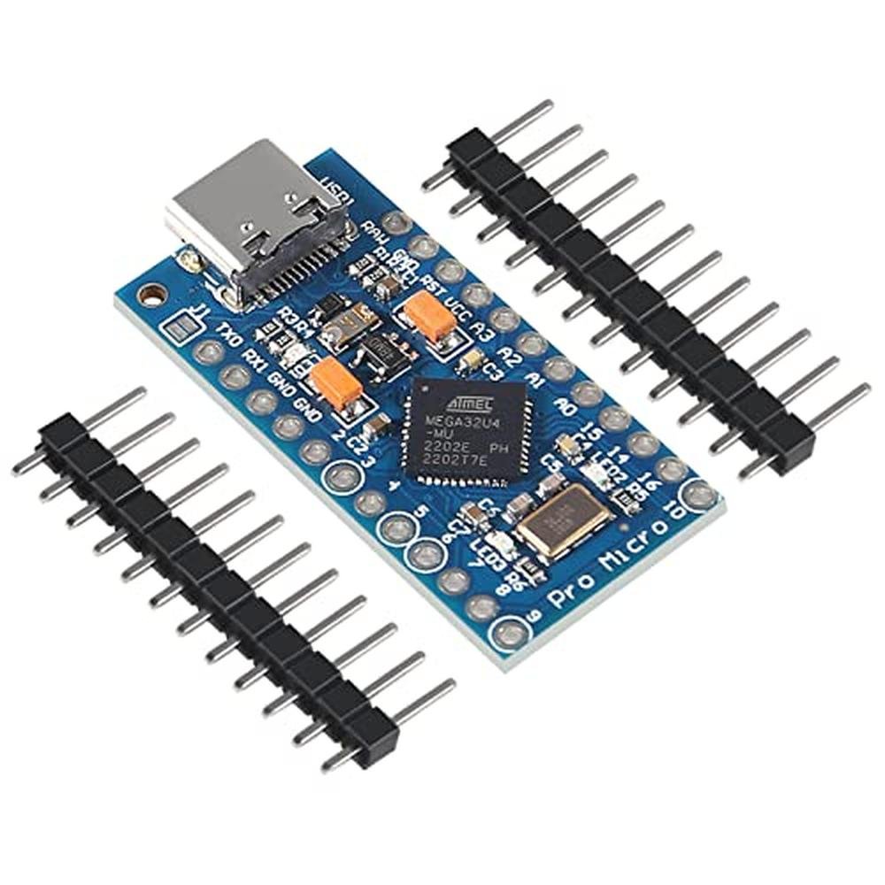 AITRIP 2PCS Pro Micro ATmega32U4 5V 16MHz Type-C – Packaging