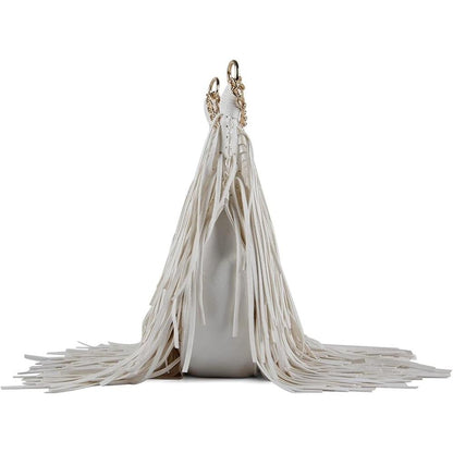 Women's Fringed Faux Suede Leather Cross Body Bag Chain – Packaging