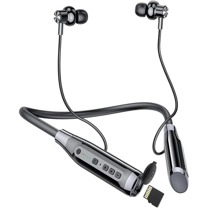 Wireless Bluetooth Headphones with TF Card Slot – Front View