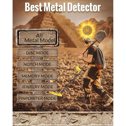 Detector Metal: MIYAY Professional Gold and Silver Detector – Side View