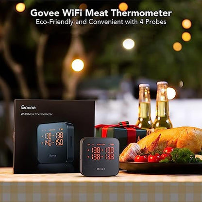 Thermometer Meat: Govee Wireless Meat Thermometer with 4 – Side View