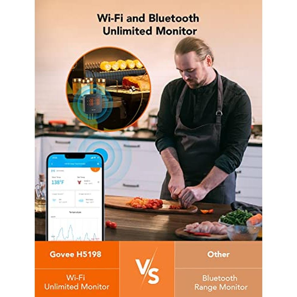 Thermometer Meat: Govee Wireless Meat Thermometer with 4 – Close-up Detail