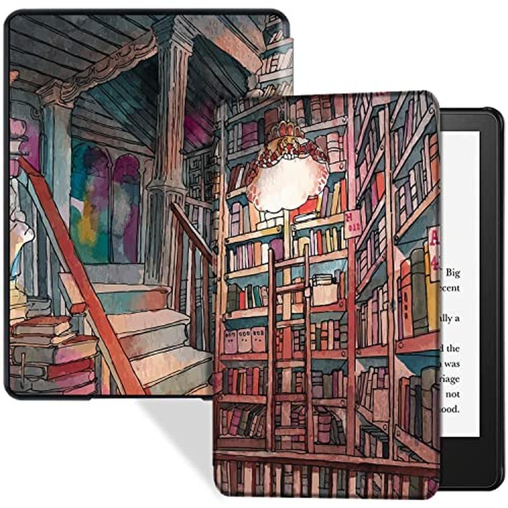 Kindle Paperwhite: BOZHUORUI Slim Case 11th Generation – Front View
