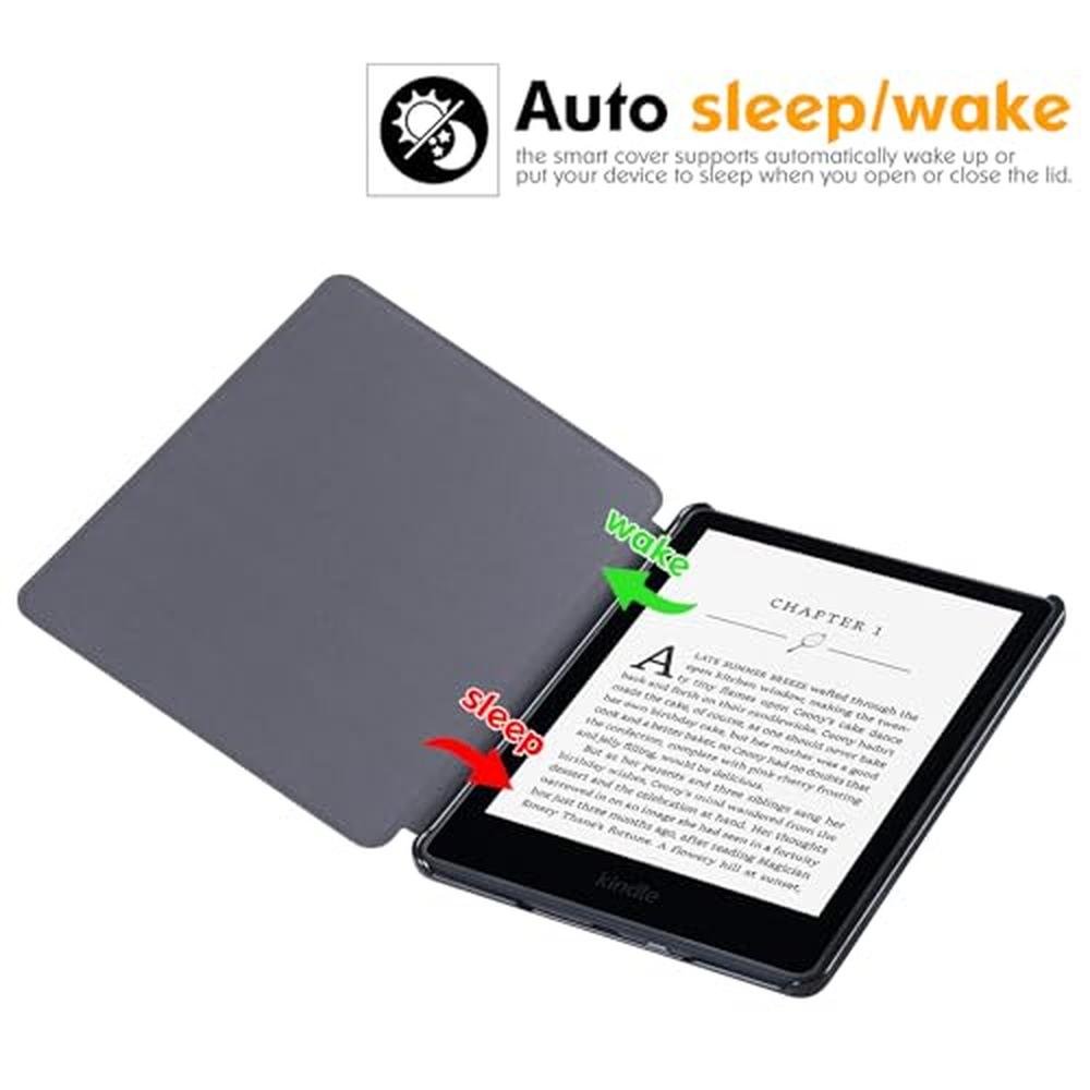 Kindle Paperwhite: BOZHUORUI Slim Case 11th Generation – Close-up Detail