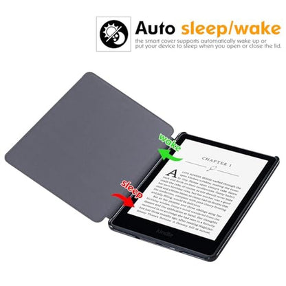 Kindle Paperwhite: BOZHUORUI Slim Case 11th Generation – Close-up Detail