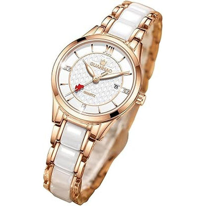Watches Women: GUANHAO Luxury Ceramic Timepieces – Front View