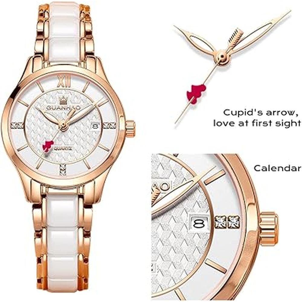Watches Women: GUANHAO Luxury Ceramic Timepieces – Close-up Detail
