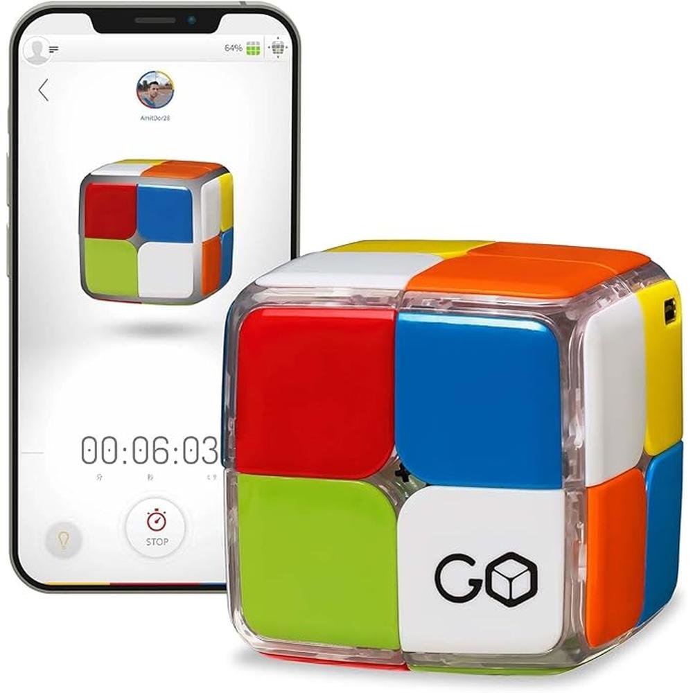 2x2 Cube: GoCube App-Enabled STEM Puzzle – Front View