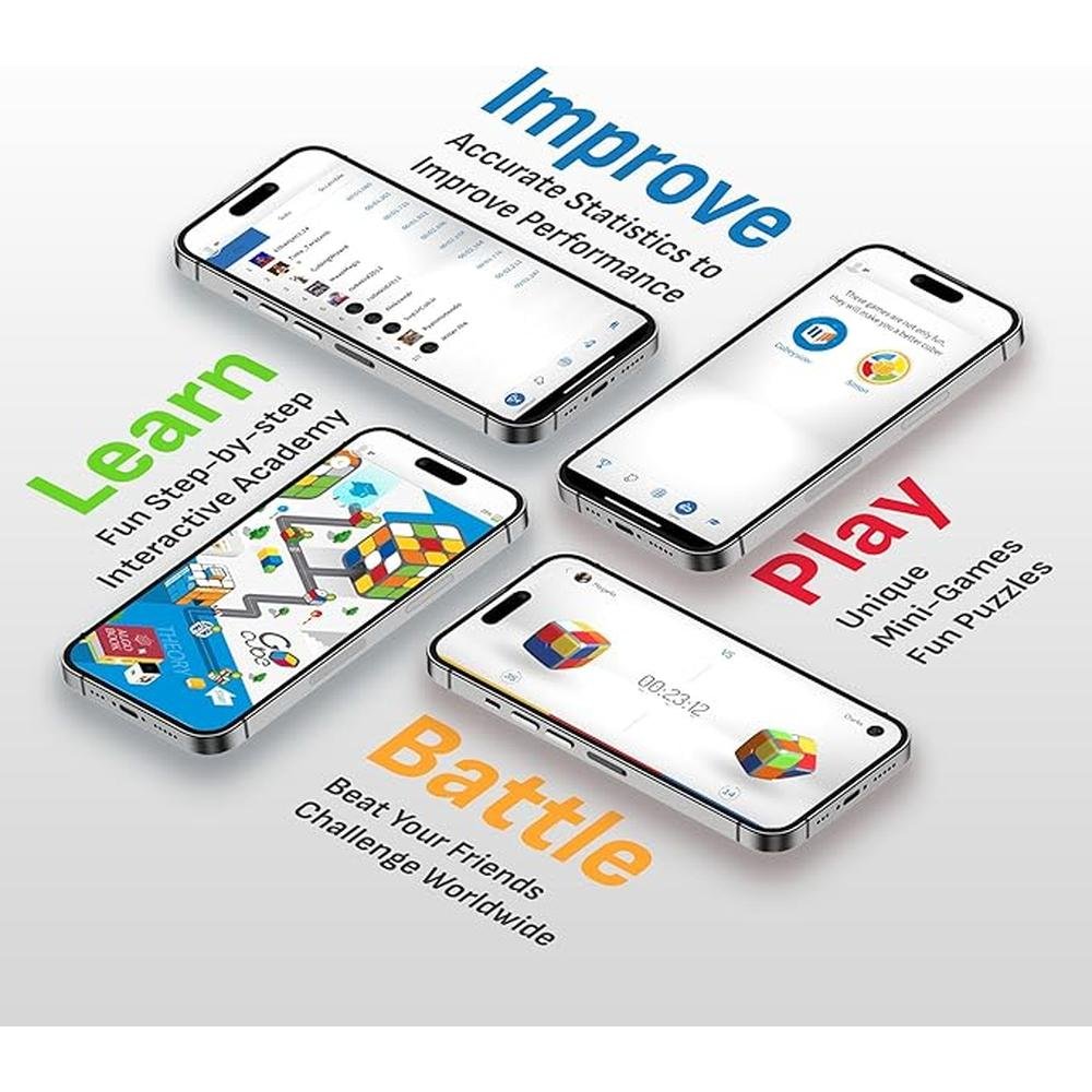 2x2 Cube: GoCube App-Enabled STEM Puzzle – In Use