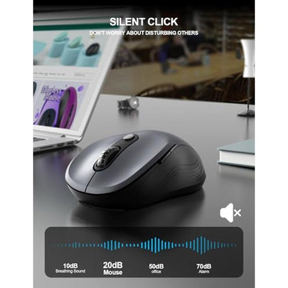 Mouse Buttons: Trueque Wireless Mouse for Laptop – Side View