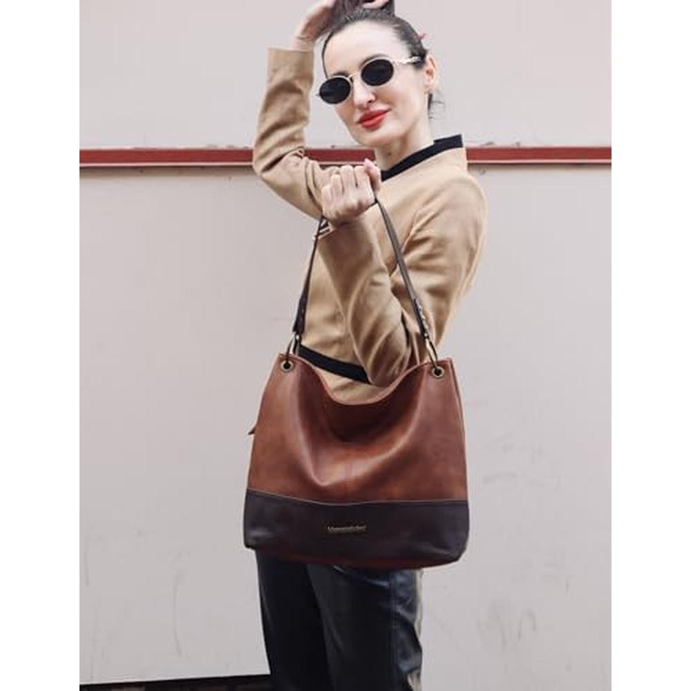 Montana West: MWC-047BR Hobo Bag – Side View