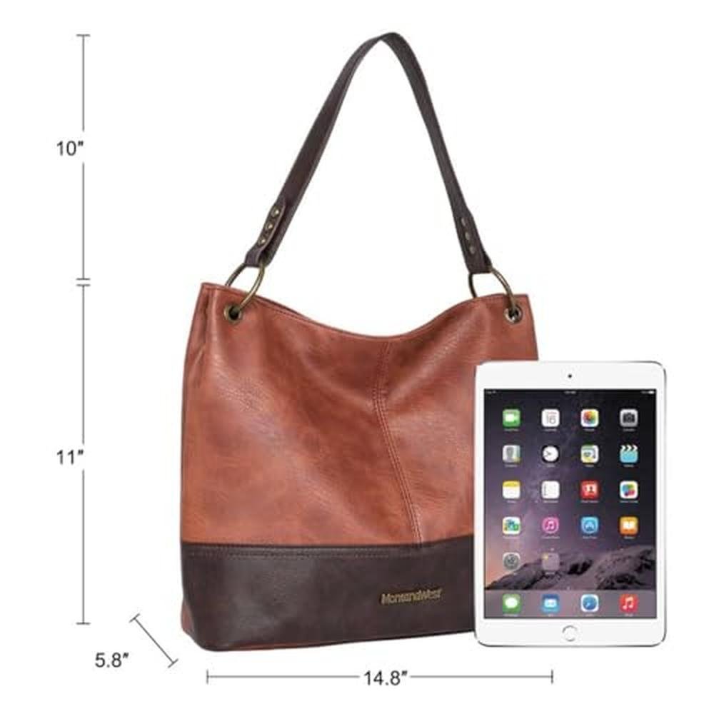 Montana West: MWC-047BR Hobo Bag – Close-up Detail