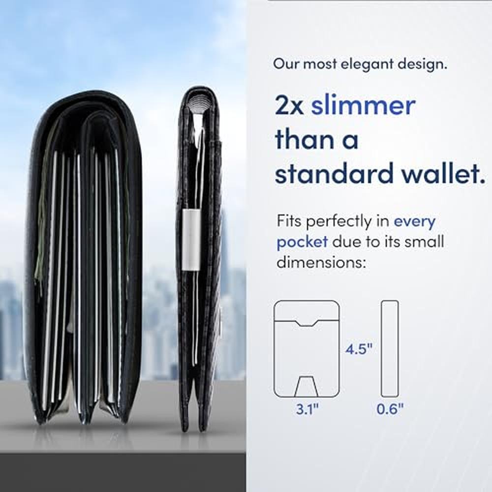 Wallet Travando: TRAVANDO AirTag Wallet Mens Wallet with – Packaging