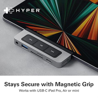 HyperDrive 6-in-1 USB C Hub: Premium Media Controls and – Packaging