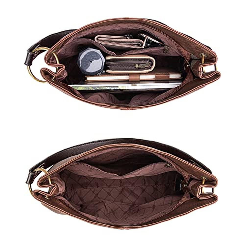 Hobo Purses: Wrangler WG20 918BR Leather Hobo Bag – Packaging