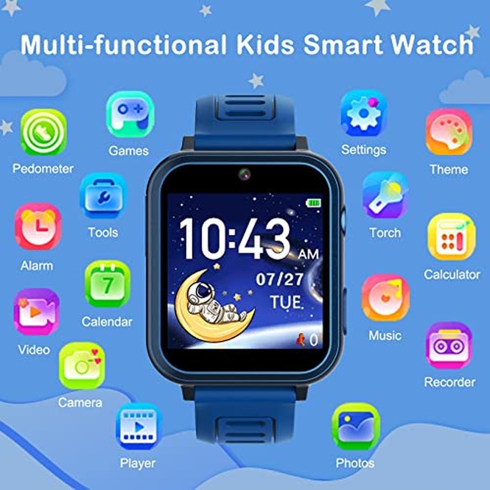 Phyulls Smart Watch for Kids: Premium Timepiece with 39 – Close-up Detail