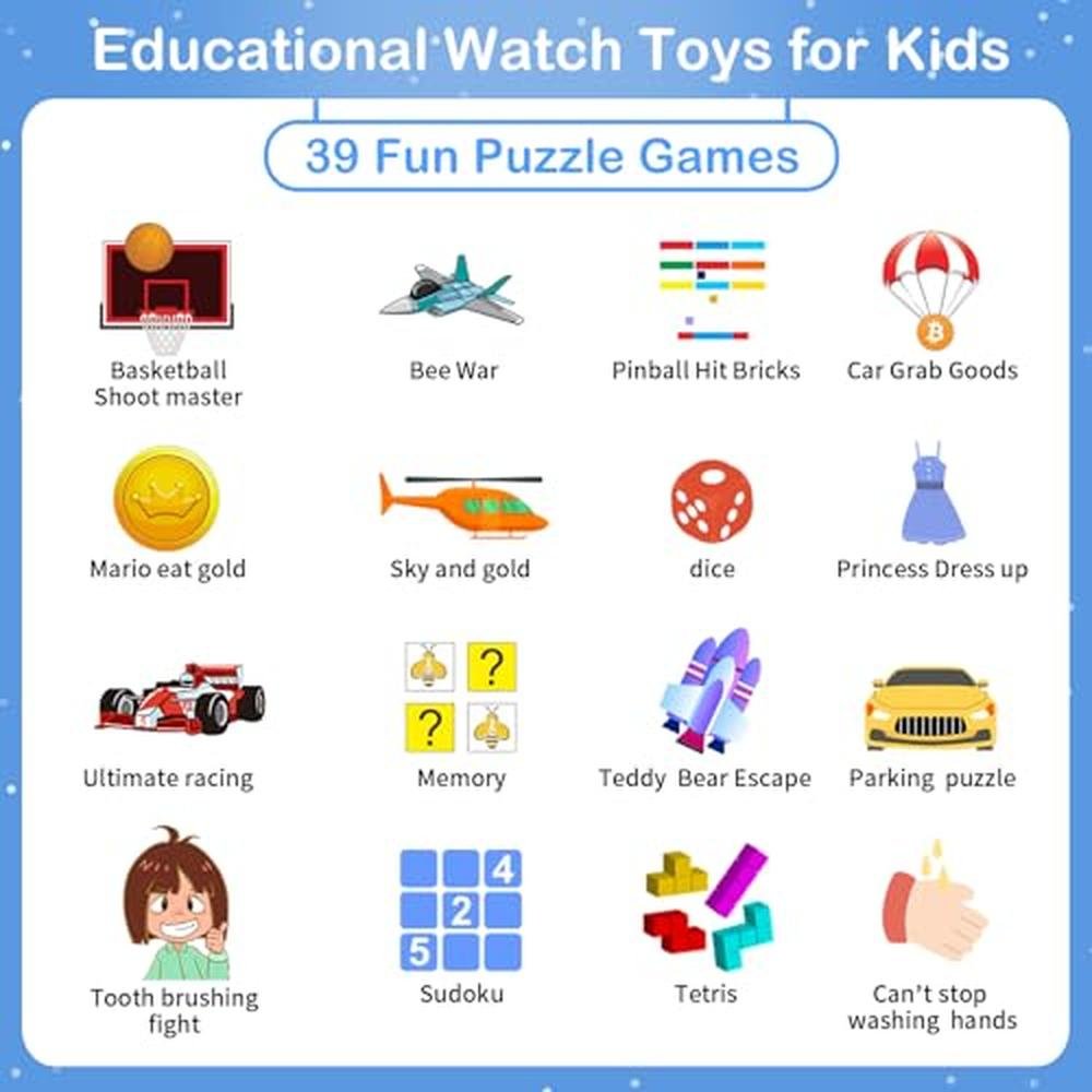 Phyulls Smart Watch for Kids: Premium Timepiece with 39 – In Use