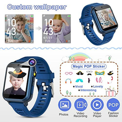 Phyulls Smart Watch for Kids: Premium Timepiece with 39 – Packaging