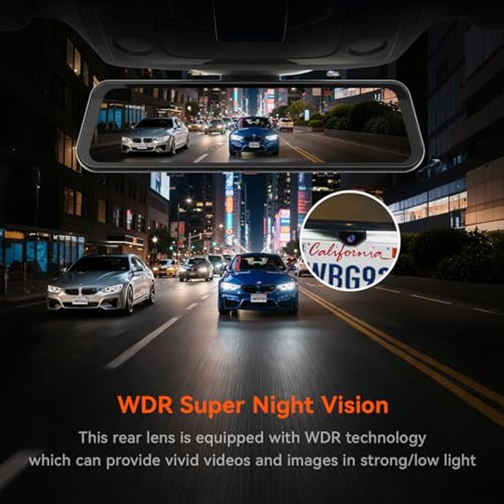 Rear Camera: WOLFBOX Upgraded WDR Rear Camera for G840S – Side View