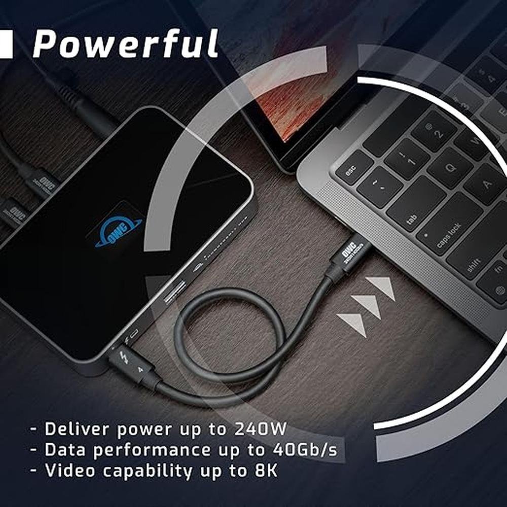 OWC 28-Inch Thunderbolt 4 and USB-C Cable with 40 GBPS Data – Packaging