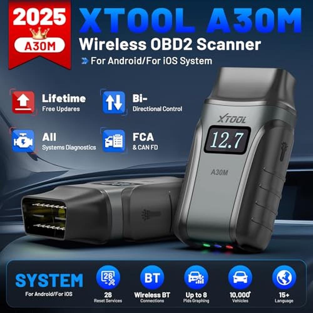 OBD2 Scanner Diagnostic Tool XTOOL Anyscan A30M V2.0 – Close-up Detail