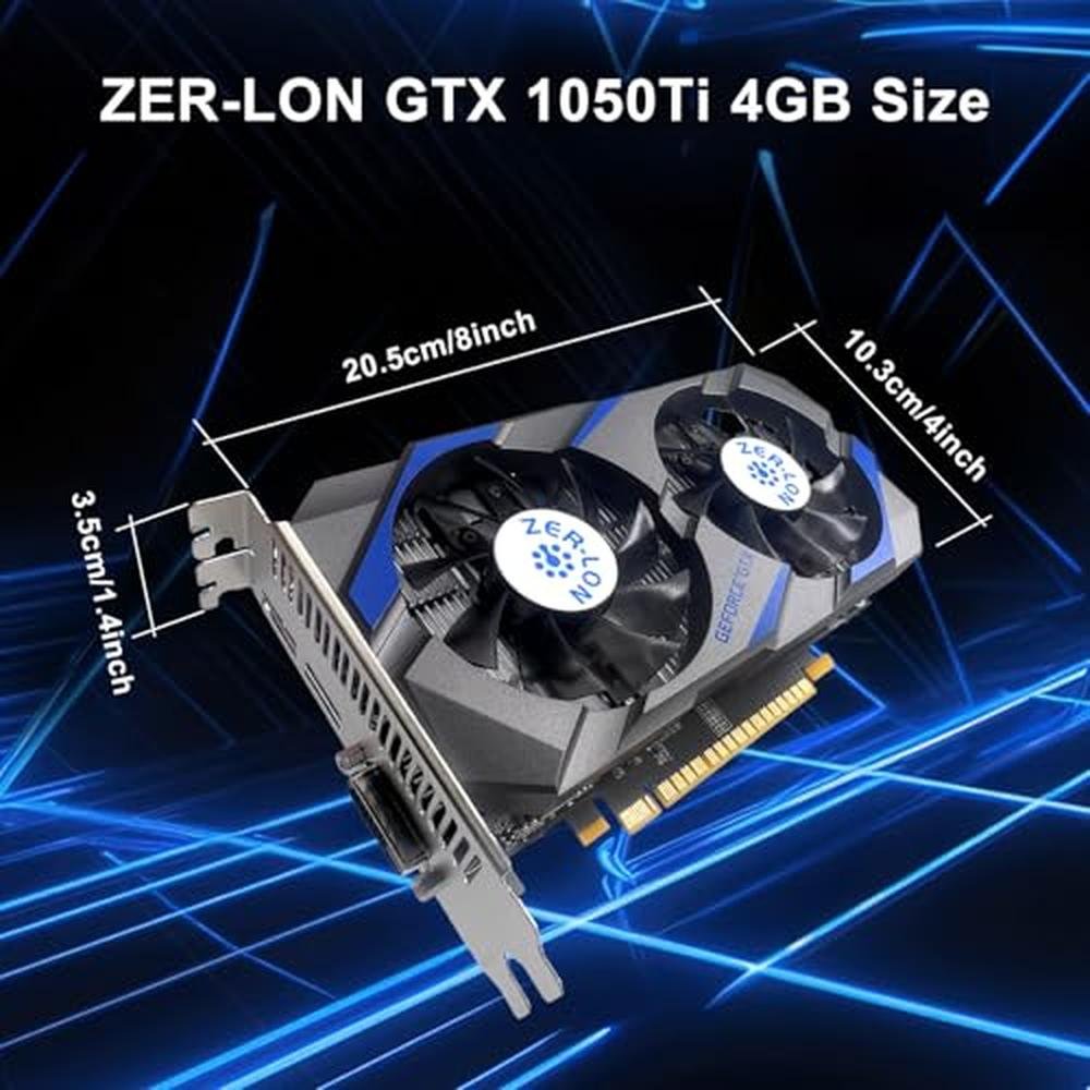 Gaming Zero Latency: ZER-LON GeForce GTX 1050 Ti 4GB GDDR5 – Packaging