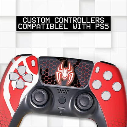Spiider-Man Morales Custom PS-5 Controller Wireless – Side View