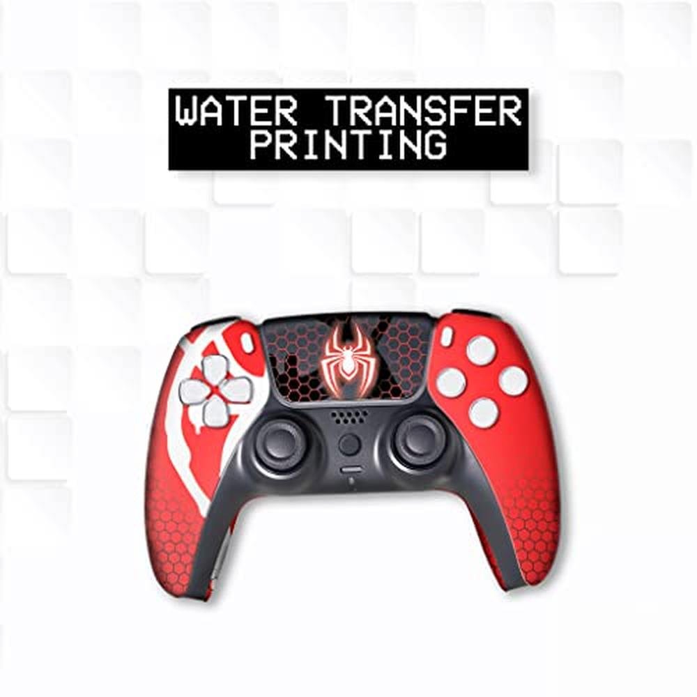 Spiider-Man Morales Custom PS-5 Controller Wireless – Close-up Detail