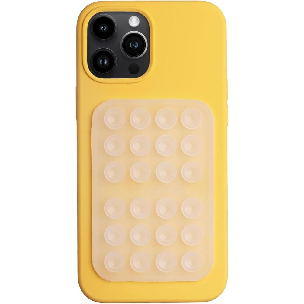 Classic: Silicone Suction Phone Case Adhesive Mount – Front View