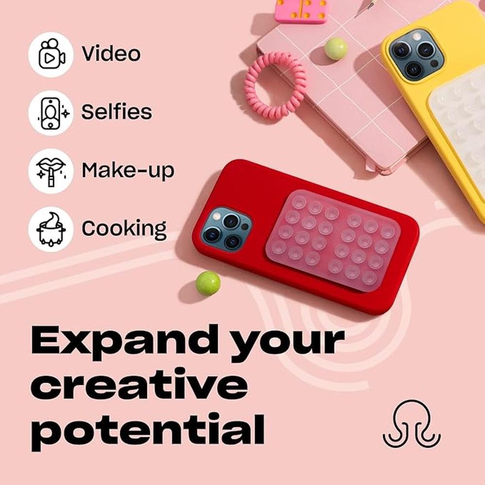 Classic: Silicone Suction Phone Case Adhesive Mount – Packaging