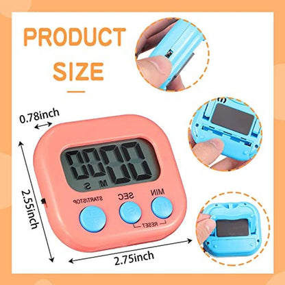 Timers Flutesan: Flutesan 16 Pack Digital Classroom Timers – Side View