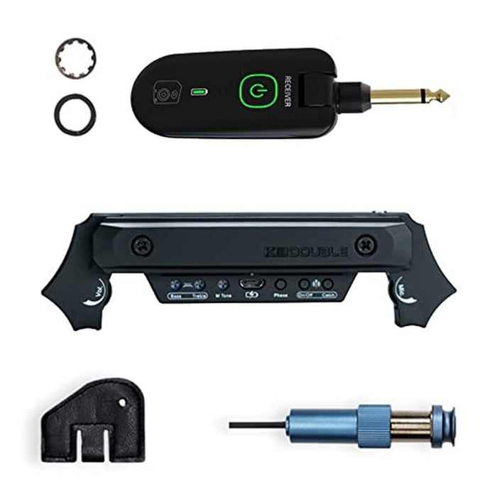 Pickup Acoustic: X2 Wireless & Wired Acoustic Guitar Pickup – Front View