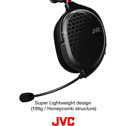JVC Ultralight Gaming Headset for Superior Comfort – In Use
