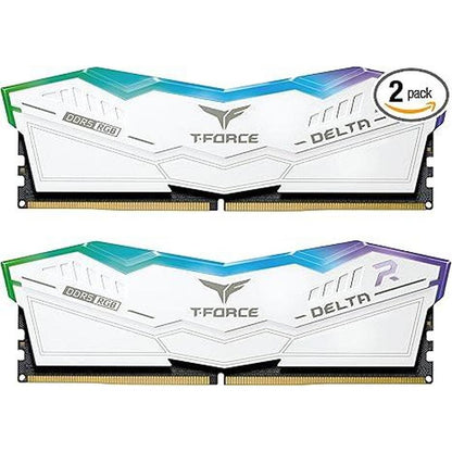 RAM TeamGroup T-Force Delta RGB DDR5 32GB 2x16GB 6400MHz – Front View