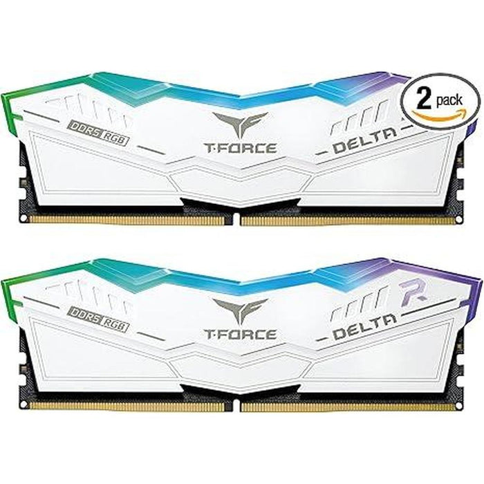 RAM TeamGroup T-Force Delta RGB DDR5 32GB 2x16GB 6400MHz – Front View