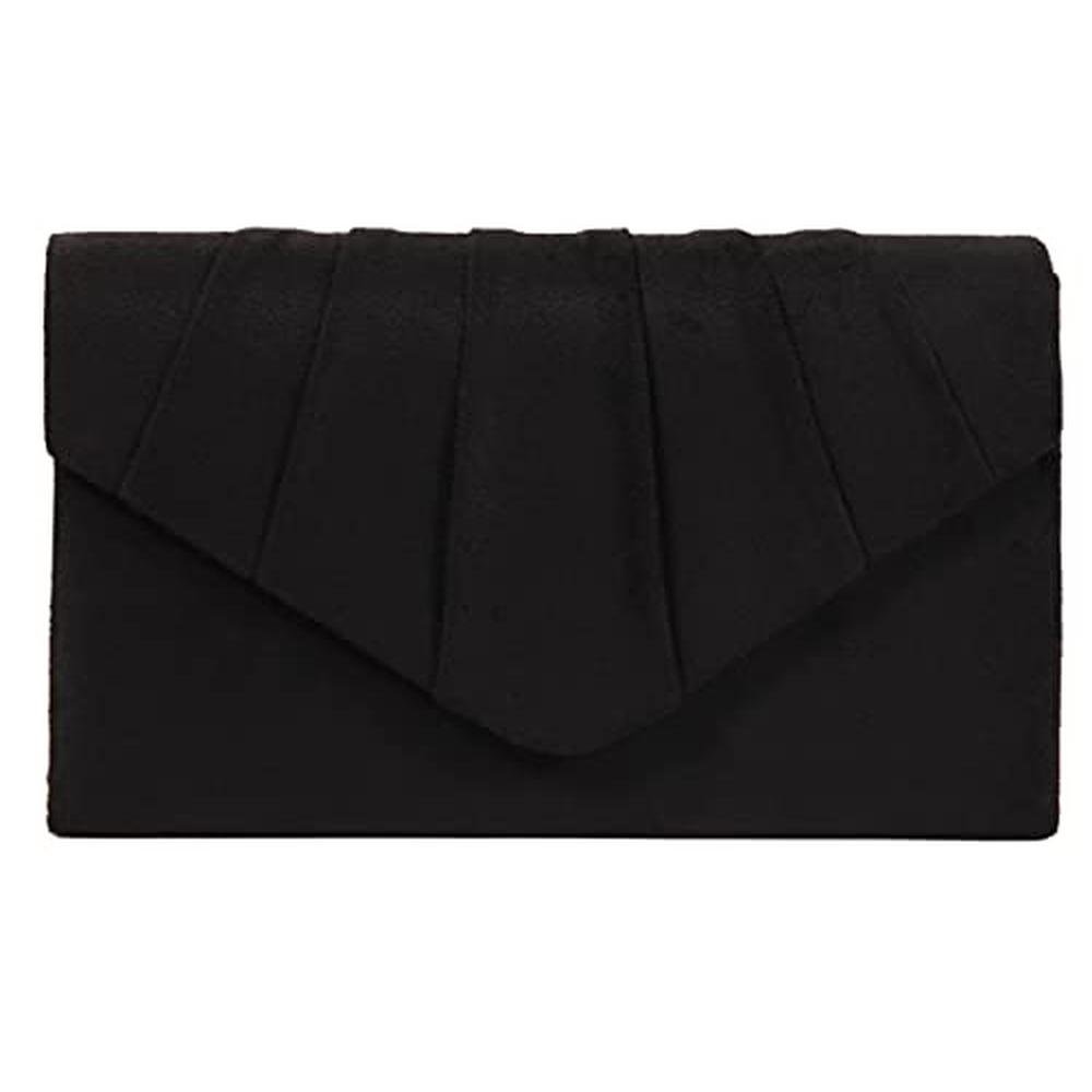 Women Suede Clutch Purses: BBjinronjy Evening Bag with – Front View