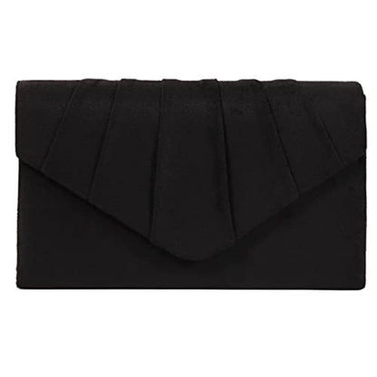 Women Suede Clutch Purses: BBjinronjy Evening Bag with – Front View