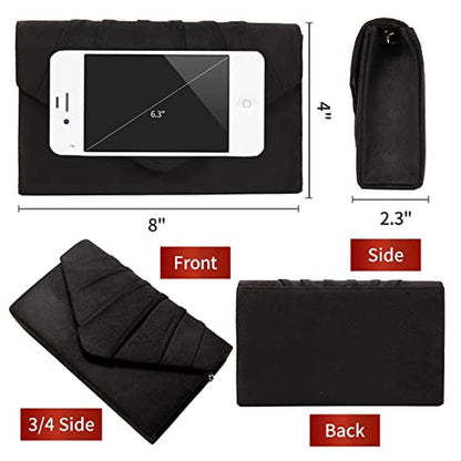 Women Suede Clutch Purses: BBjinronjy Evening Bag with – Packaging