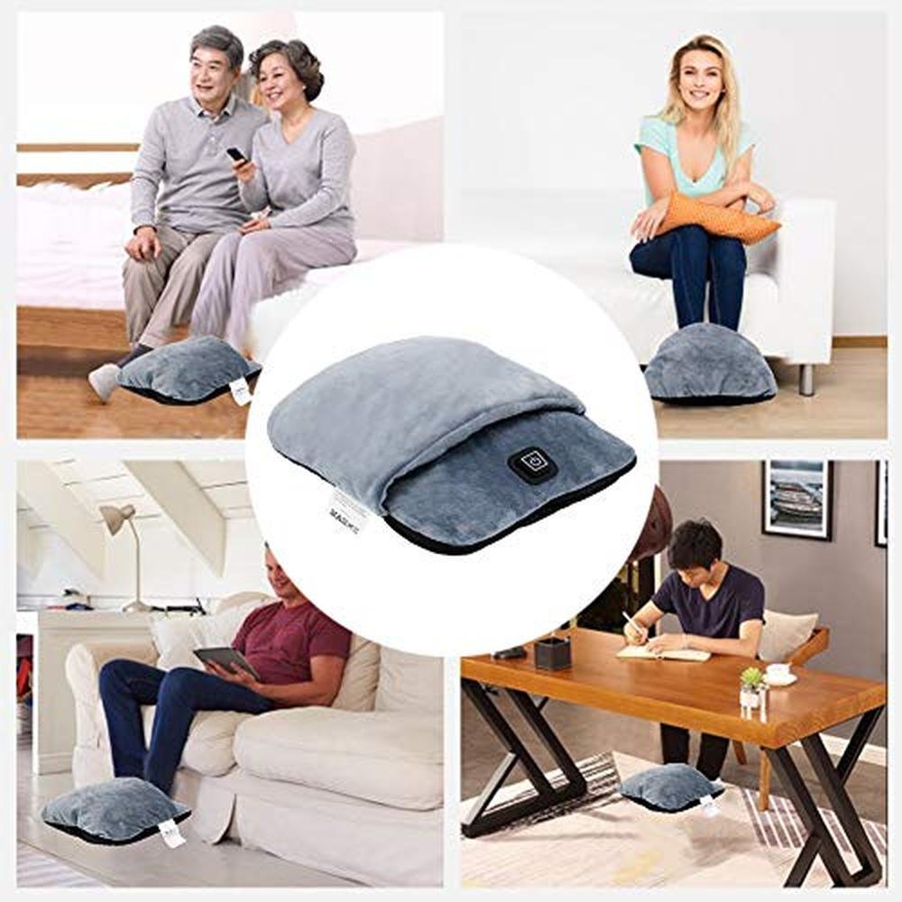 Electric Heated Foot Warmer for Men and Women – Close-up Detail